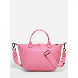 Sac porté main S Le Pliage Xtra cuir LONGCHAMP Rose