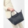 Sac porté main S Le Pliage Xtra cuir LONGCHAMP Navy