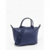 Sac porté main S Le Pliage Xtra cuir LONGCHAMP Navy