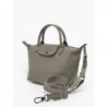 Sac porté main S Le Pliage Xtra cuir LONGCHAMP Tourterelle