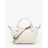 Sac XS Le Pliage Xtra cuir LONGCHAMP Ecru