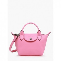 Sac XS Le Pliage Xtra cuir LONGCHAMP Rose