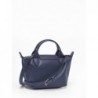 Sac XS Le Pliage Xtra cuir LONGCHAMP Navy