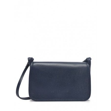 Sac bandoulière mini Le Foulonné cuir LONGCHAMP Navy