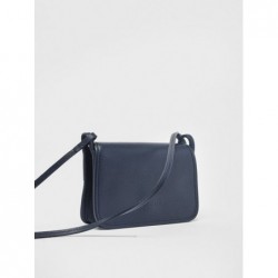 Sac bandoulière mini Le Foulonné cuir LONGCHAMP Navy