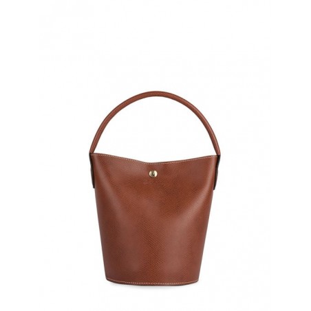 Sac seau Épure cuir LONGCHAMP Brun