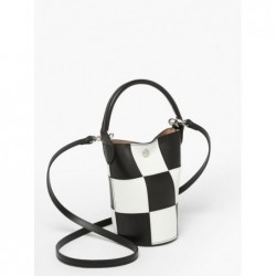 Sac porté travers Epure jumping LONGCHAMP Noir/blanc