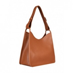 Sac porté épaule Le Foulonné cuir LONGCHAMP Caramel