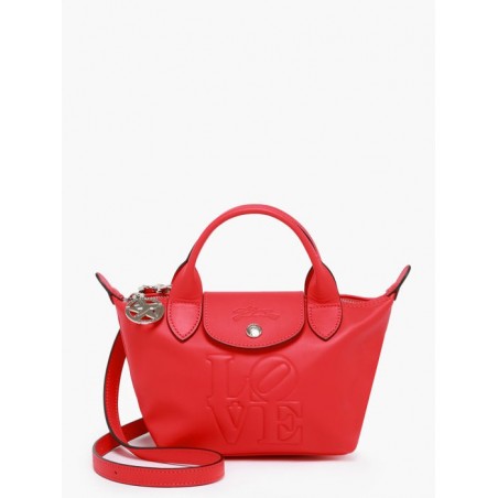 Sac à main XS Longchamp x Robert Indiana LONGCHAMP Rouge