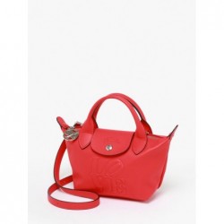 Sac à main XS Longchamp x Robert Indiana LONGCHAMP Rouge