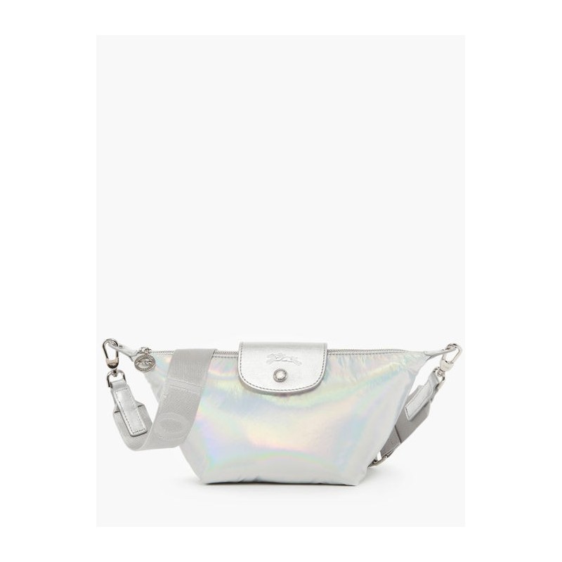 Sac bandoulière Le pliage futuristic LONGCHAMP Argent