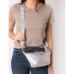 Sac bandoulière Le pliage futuristic LONGCHAMP Argent