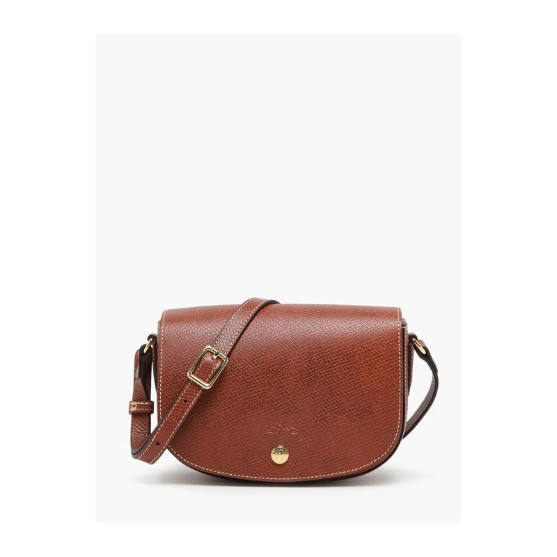 Sac bandoulière Epure cuir LONGCHAMP Brun