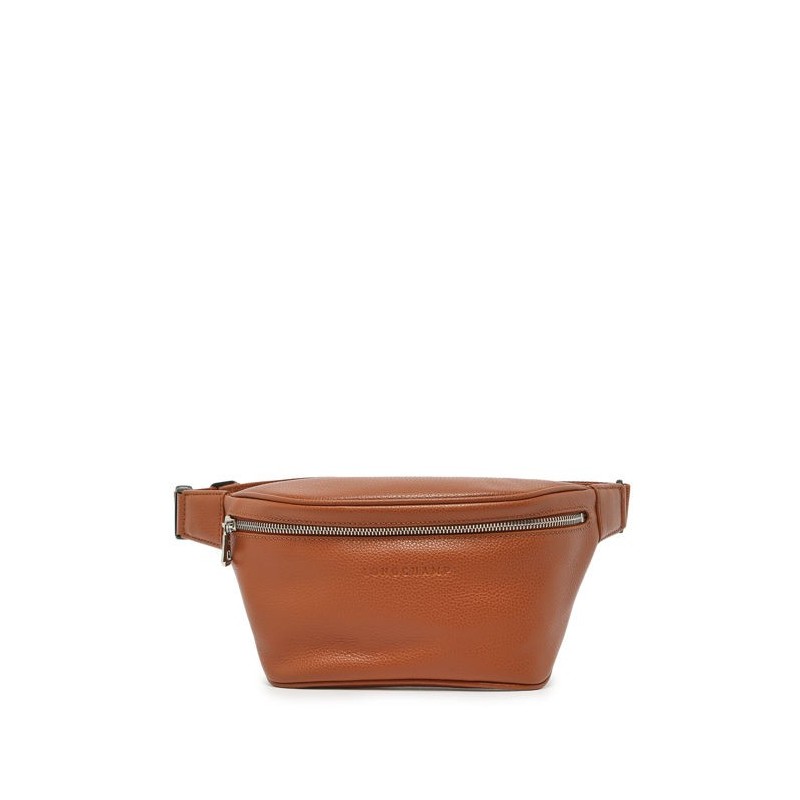 Sac banane Le Foulonné cuir LONGCHAMP Caramel