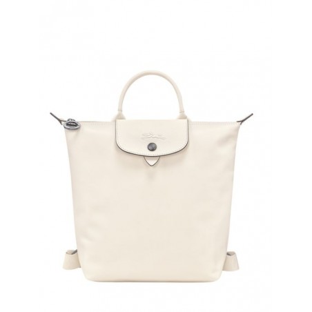 Sac à dos femme Le Pliage Xtra cuir LONGCHAMP Ecru