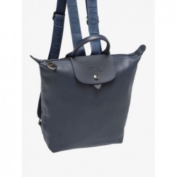 Sac à dos femme Le Pliage Xtra cuir LONGCHAMP Navy