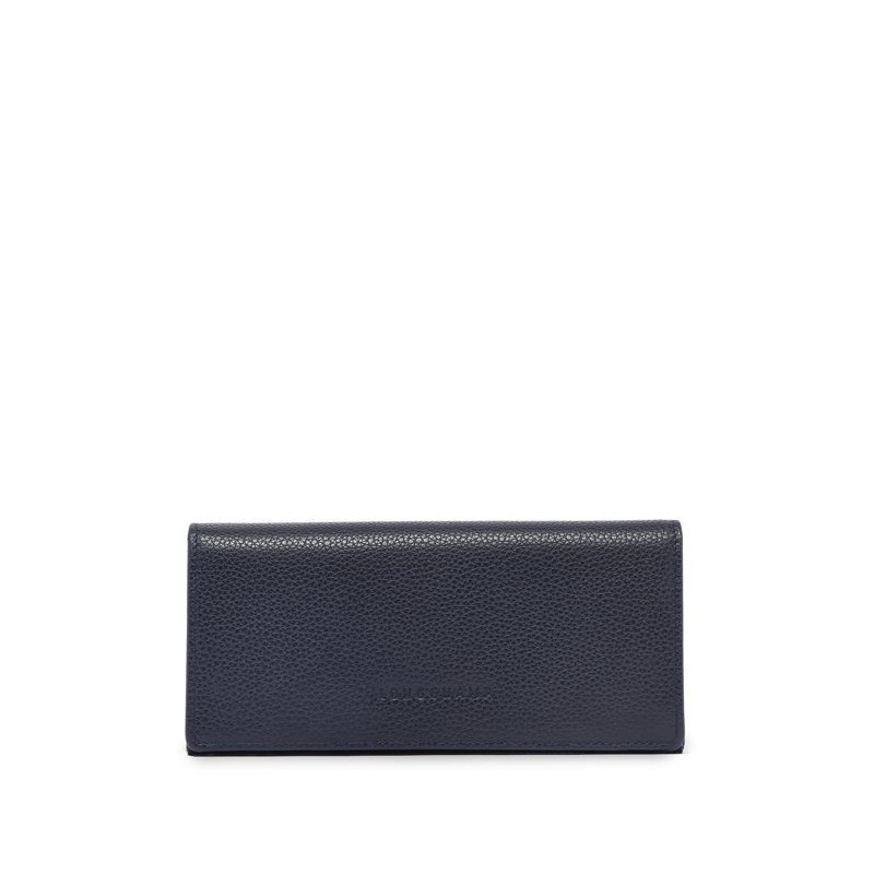 PORTE MONNAIE cuir le foulonné LONGCHAMP Navy