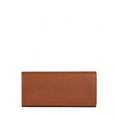 PORTE MONNAIE cuir le foulonné LONGCHAMP Caramel