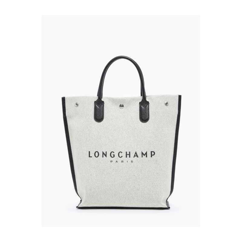 Sac cabas M Essential en toile LONGCHAMP Ecru