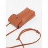 Étui téléphone Le Pliage Xtra cuir LONGCHAMP Cognac