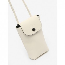 Étui téléphone Le Pliage Xtra cuir LONGCHAMP Ecru