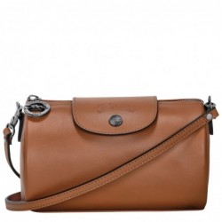 Longchamp Sac bandoulière cylindrique Le Pliage Xtra XS Cognac