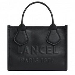 Lancel Petit sac cabas Jour en cuir grainé S Noir