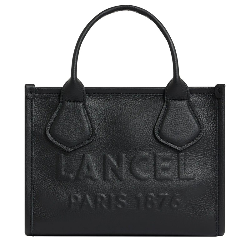 Lancel Petit sac cabas Jour en cuir grainé S Noir