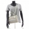 Lancel
Petit sac Summer Tote S toile et cuir Naturel Neige