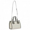 Lancel
Petit sac Summer Tote S toile et cuir Naturel Ombre