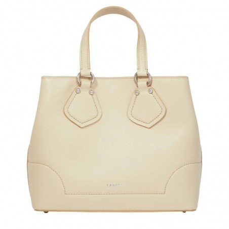 Lancel Petit sac à main Néo Izy S en cuir grainé Dune