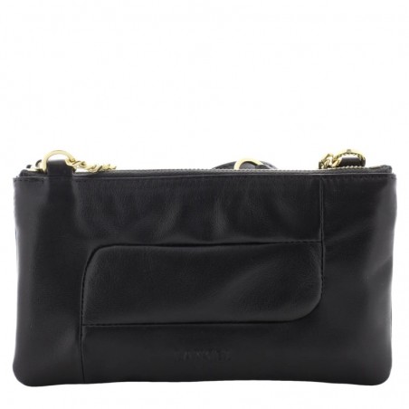 Lancel
Pochette double Billie en cuir lisse souple Noir