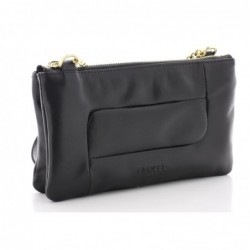 Lancel
Pochette double Billie en cuir lisse souple Noir