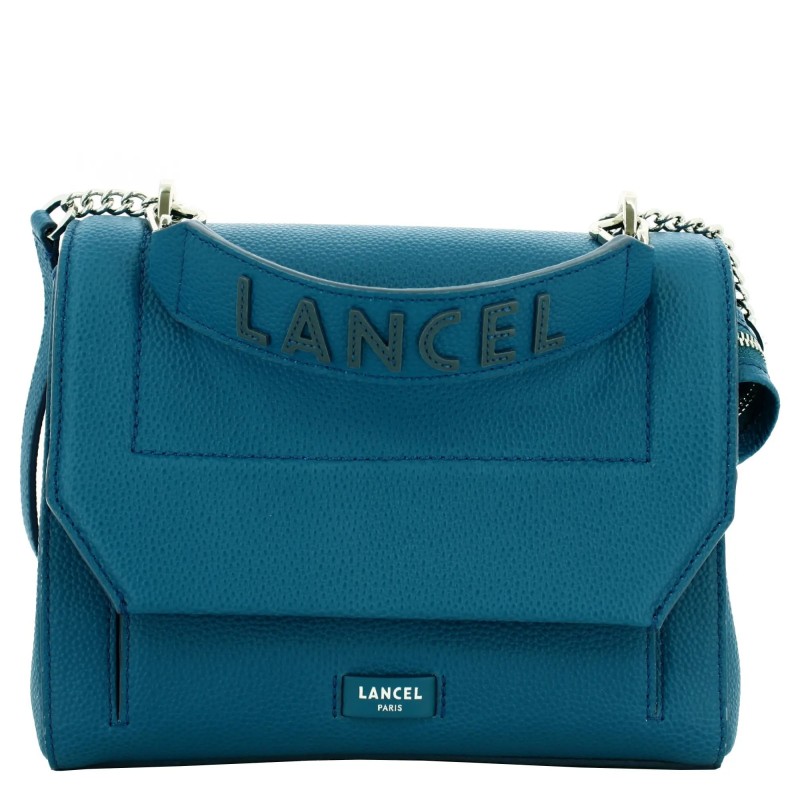 Lancel
Sac rabat M Ninon en cuir grainé et lisse Bleu pétrole