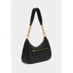 Guess IZZY PEONY TOP ZIP Sac à main noir