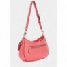 Guess NOELLE TOP ZIP SHOULDER BAG Sac à main fuchsia