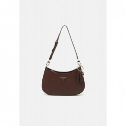 Guess NOELLE TOP ZIP SHOULDER BAG Sac à main marrone