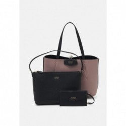 Guess BRENTON TOTE SET Sac à main noir