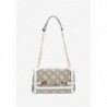 Guess LORALEE CONVERTIBLE FLAP Sac à main white