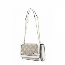 Guess LORALEE CONVERTIBLE FLAP Sac à main white