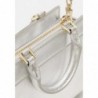 Guess KATEY MINI PATENT Sac à main silver-coloured