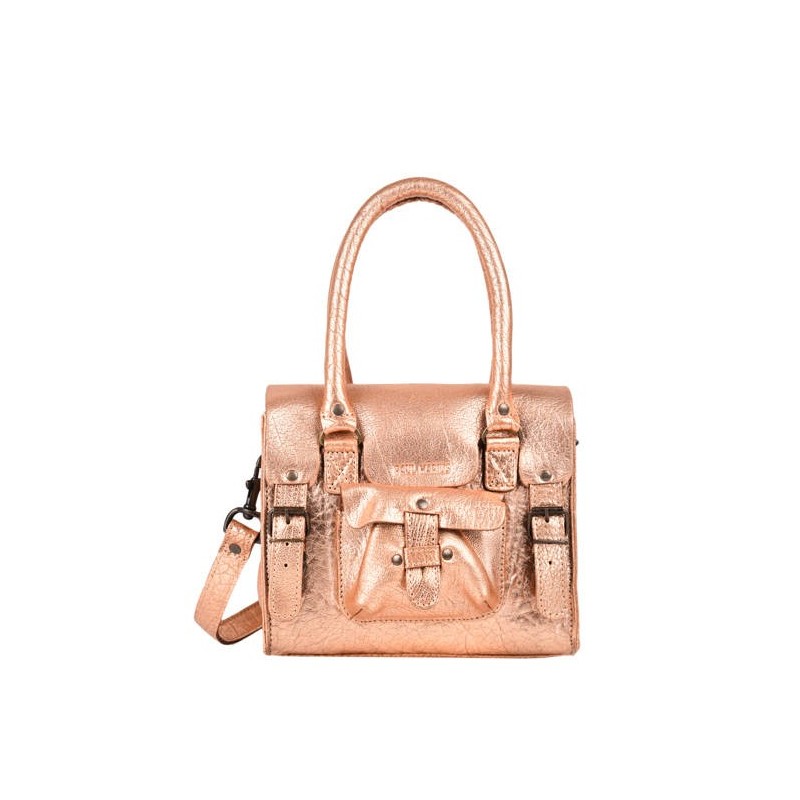 Le rivegauche S cuir PAUL MARIUS Or rose