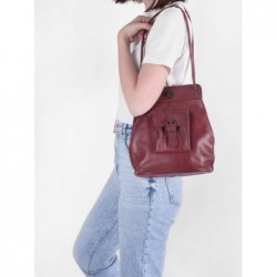 Sac Le1950 Vintage PAUL MARIUS Bordeaux