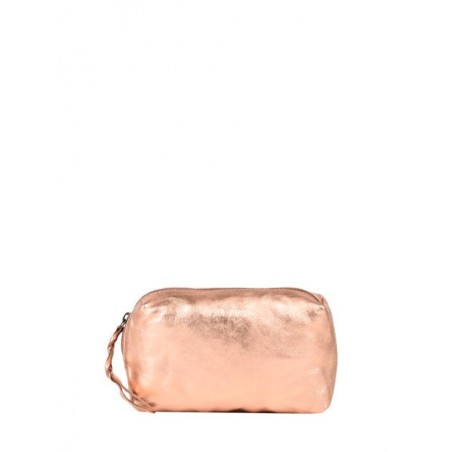 Trousse cuir PAUL MARIUS Or rose