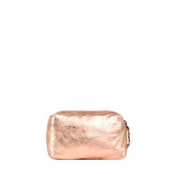 Trousse cuir PAUL MARIUS Or rose