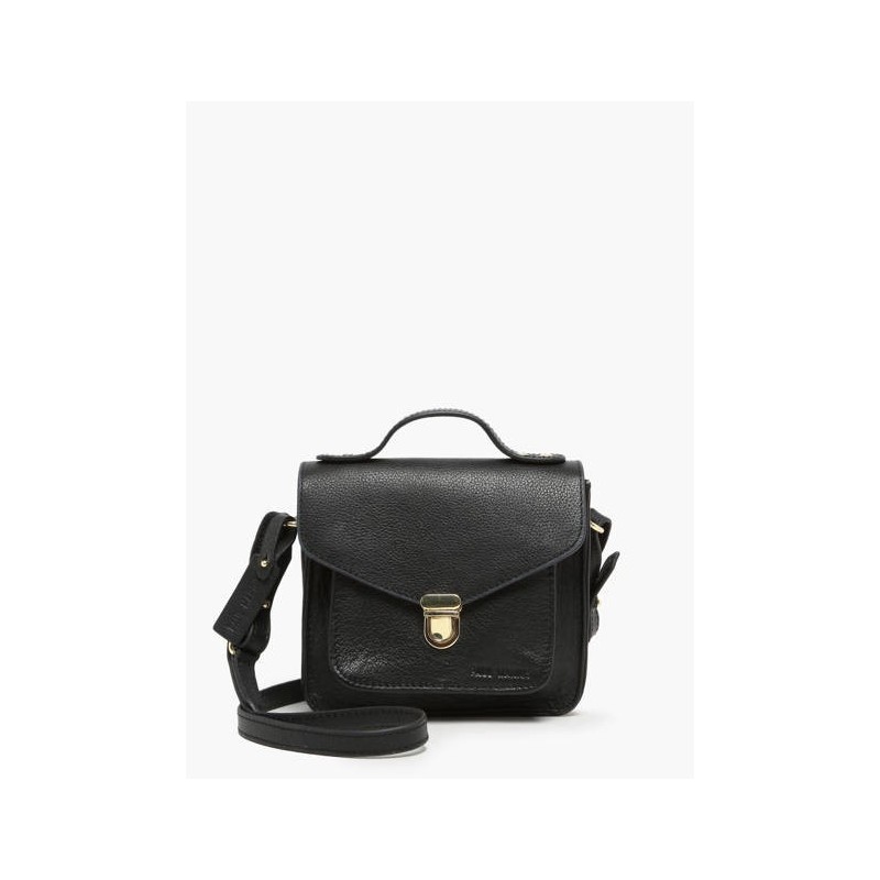 Sac bandoulière XS La Suite Art Déco cuir PAUL MARIUS Noir