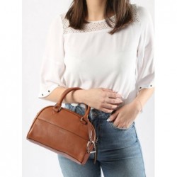 Sac bowling S Altesse cuir ETRIER Camel