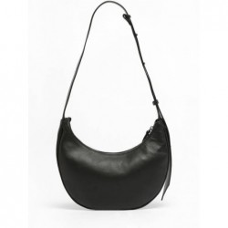 Sac bandoulière Sosoomao cuir ETRIER Noir