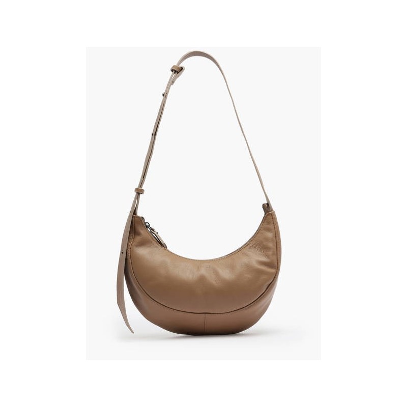 Sac bandoulière Sosoomao cuir ETRIER Beige