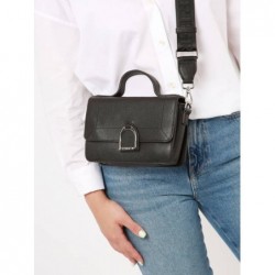 Sac bandoulière S Altesse cuir ETRIER Noir